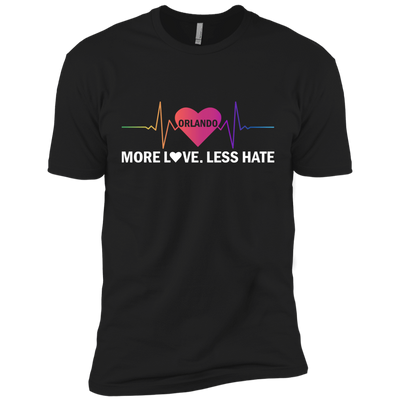 More Love Less Hate - Orlando-T-Shirt & Hoodie-Premium T-Shirt-Black