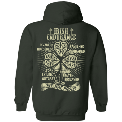 IRISH ENDURANCE-T-Shirt & Hoodie-Pullover Hoodie-Forest Green