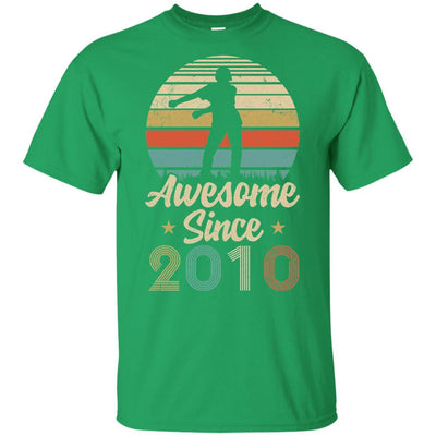 Vintage Flossing Awesome Since 2010 11th Birthday Gift Youth-Youth Shirt-Youth T-Shirt-Irish Green