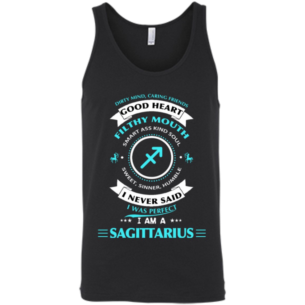 I'm A Sagittarius-T-Shirt & Hoodie-Unisex Tank-Black