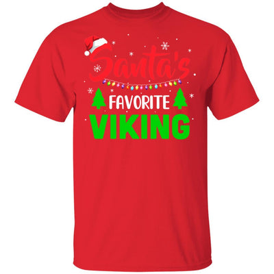 Santa's Favorite Viking Funny Christmas Xmas Gifts-T-Shirt & Sweatshirt-Classic T-Shirt-Red