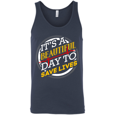 Its A Beautiful Day-T-Shirt & Hoodie-Unisex Tank-Navy