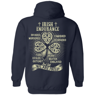 IRISH ENDURANCE-T-Shirt & Hoodie-Pullover Hoodie-Navy