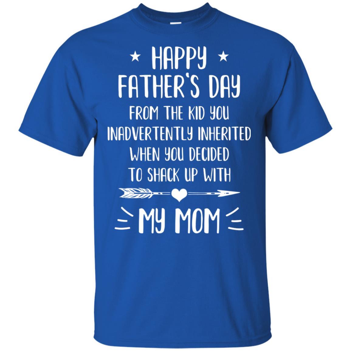 Happy Fathers Day From The Kid You Bonus Step Dad Gift-T-Shirt & Hoodie-Classic T-Shirt-Royal
