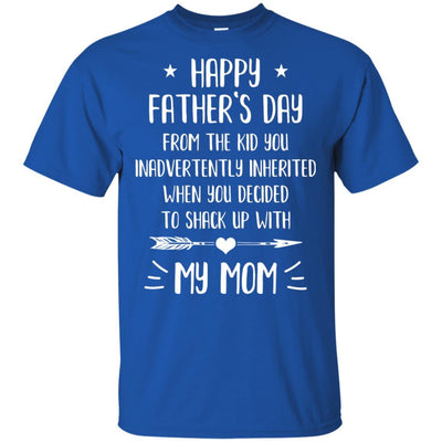 Happy Fathers Day From The Kid You Bonus Step Dad Gift-T-Shirt & Hoodie-Classic T-Shirt-Royal