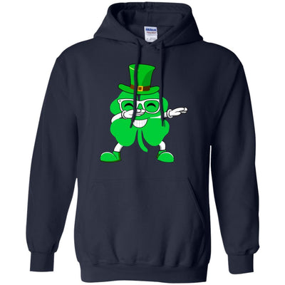 Shamrock Dabbing Happy St Patricks Day Shenanigator-T-Shirt & Hoodie-Pullover Hoodie-Navy