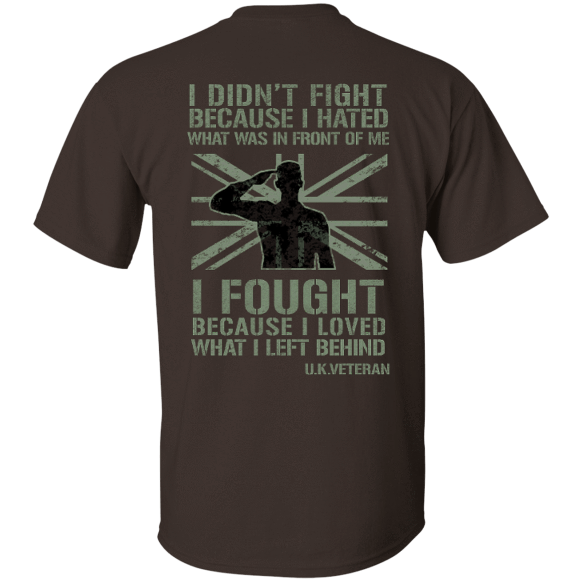 UK Veteran Affairs-T-Shirt & Hoodie-Classic T-Shirt-Dark Chocolate