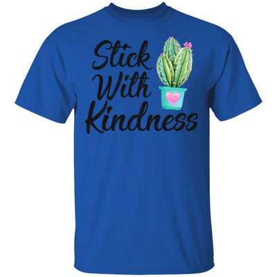 Stick With Kindness Teacher Students Gift-T-Shirt & Hoodie-Classic T-Shirt-Royal