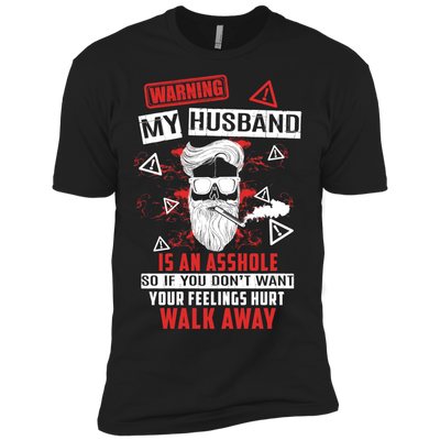 My Husband Is An A**hole-T-Shirt & Hoodie-Premium T-Shirt-Black