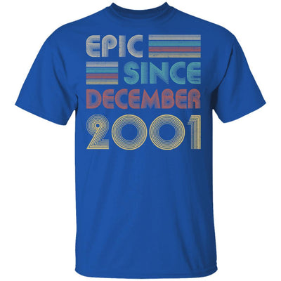 Epic Since December 2001 Vintage 20th Birthday Gifts-T-Shirt & Hoodie-Classic T-Shirt-Royal