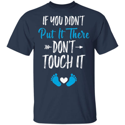Soon To Be Mommy 2021 Gender Blue If You Didn't Put It There-T-Shirt & Hoodie-Classic T-Shirt-Navy