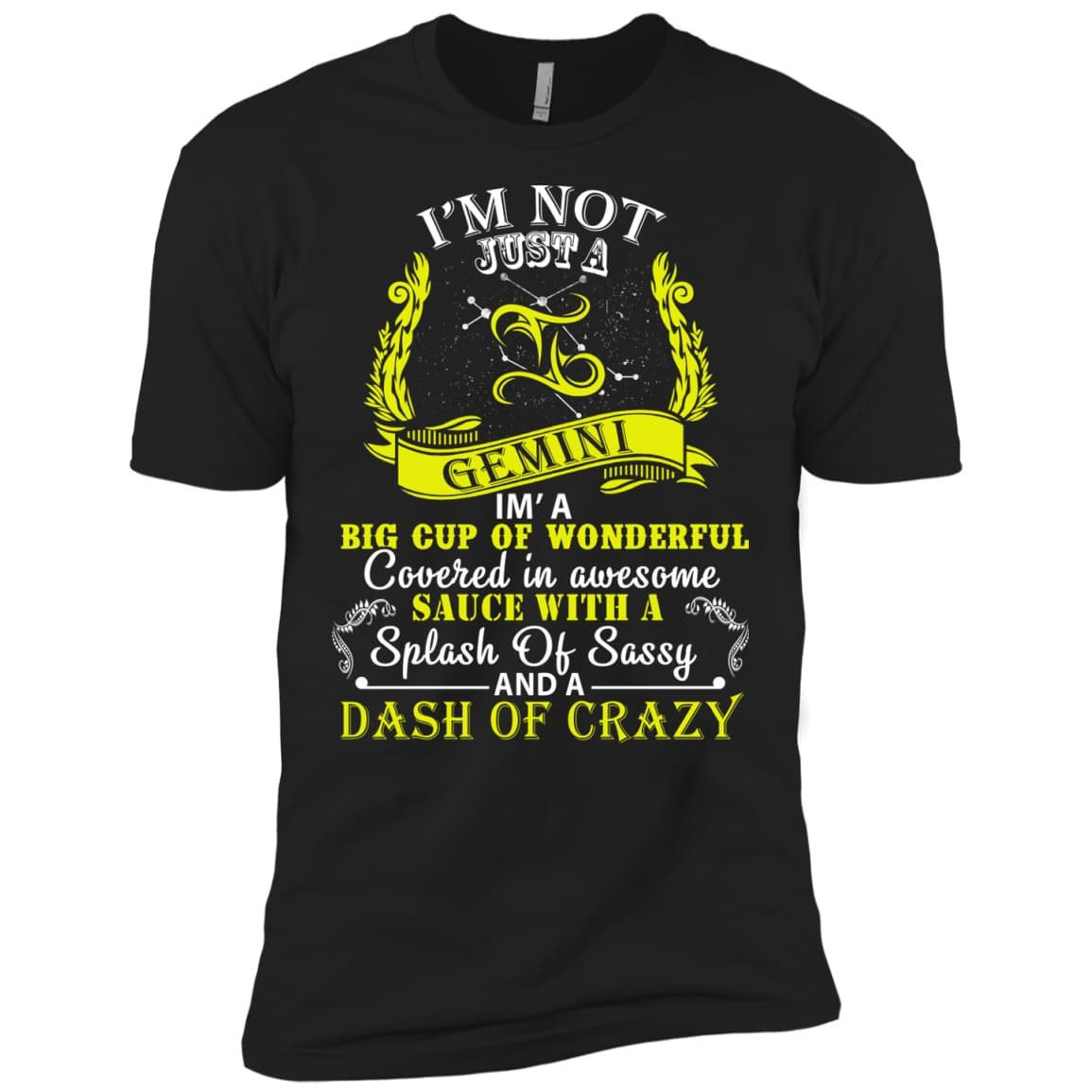 I AM NOT JUST A GEMINI-T-Shirt & Hoodie-Premium T-Shirt-Black
