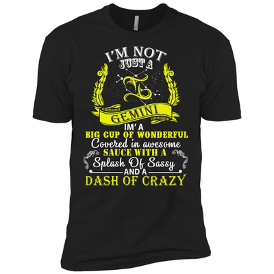 I AM NOT JUST A GEMINI-T-Shirt & Hoodie-Premium T-Shirt-Black