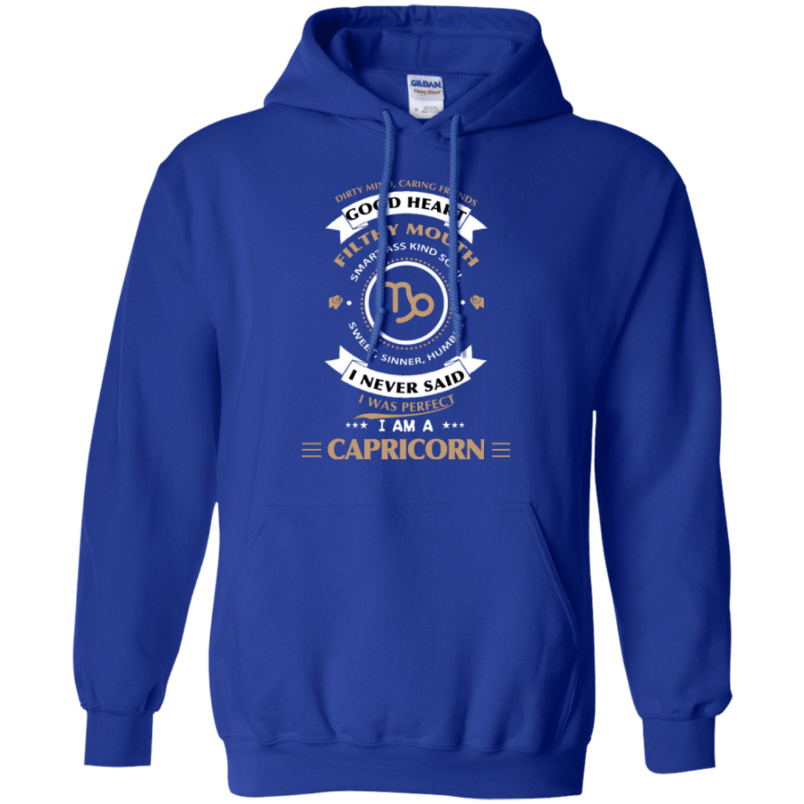 I'm A Capricorn-T-Shirt & Hoodie-Pullover Hoodie-Royal