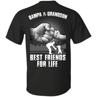 Bampa And Grandson Best Friends For Life-T-Shirt & Hoodie-Classic T-Shirt-Black