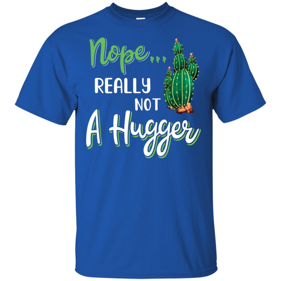 Nope Really Not A Hugger Funny Hate Being Touched-T-Shirt & Hoodie-Classic T-Shirt-Royal