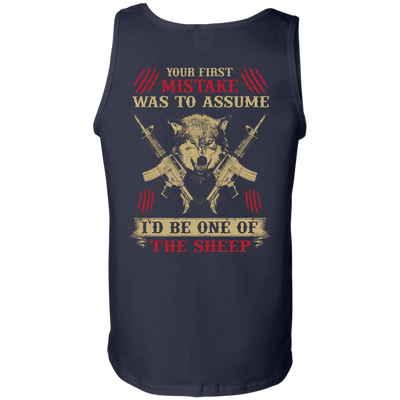 Your First Mistake Was To Assume-T-Shirt & Hoodie-Unisex Tank-Navy