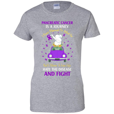 Pancreatic Awareness Is A Journey-T-Shirt & Hoodie-Women's T-Shirt-Sport Grey