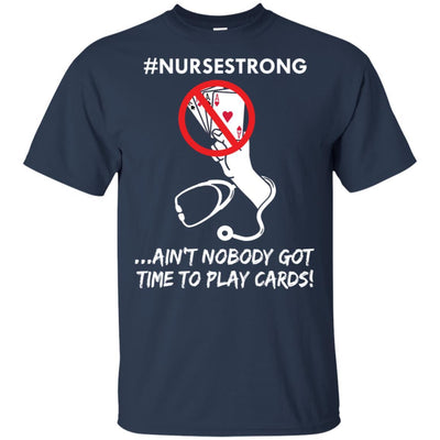 Playing Cards Shuffle Up And Deal Poker Funny Nurse-T-Shirt & Hoodie-Classic T-Shirt-Navy