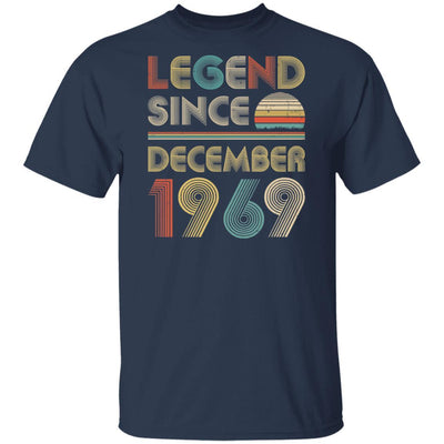 Legend Since December 1969 Vintage 52th Birthday Gifts-T-Shirt & Hoodie-Classic T-Shirt-Navy