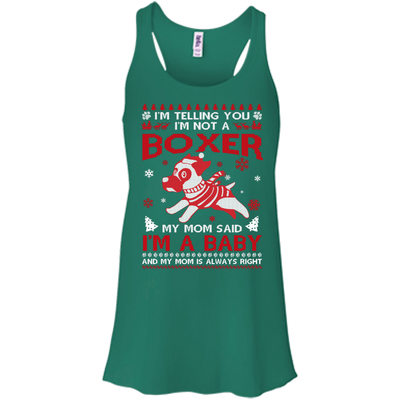 I'm Telling You I'm Not A Boxer-T-Shirt & Hoodie-Women's Flowy Racerback Tank-Kelly