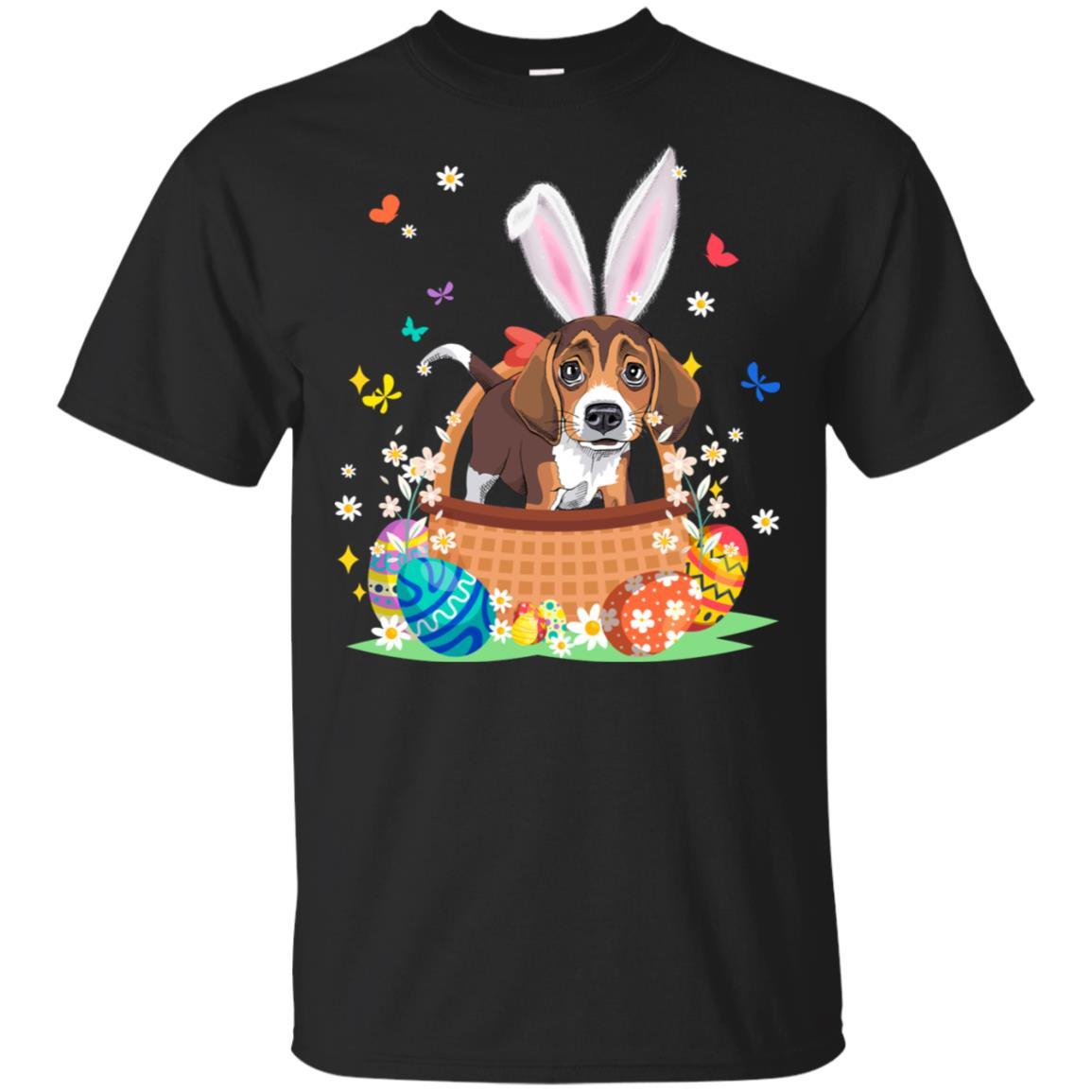 Beagle Bunny Hat Rabbit Easter Eggs