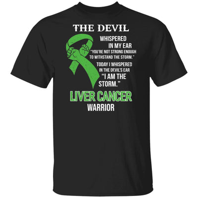 I Am The Storm Support Liver Cancer Awareness-T-Shirt & Hoodie-Classic T-Shirt-Black