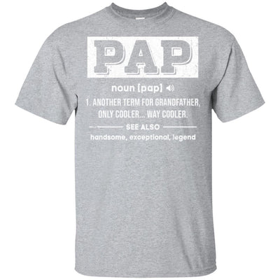 Pap Gifts Grandpa Definition Fathers Day-T-Shirt & Hoodie-Classic T-Shirt-Sport Grey