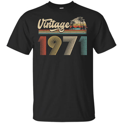 50th Birthday Gift Vintage 1971 Classic-T-Shirt & Hoodie-Classic T-Shirt-Black