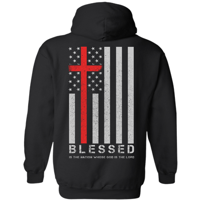 One Nation Under God Blessed-T-Shirt & Hoodie-Pullover Hoodie-Black