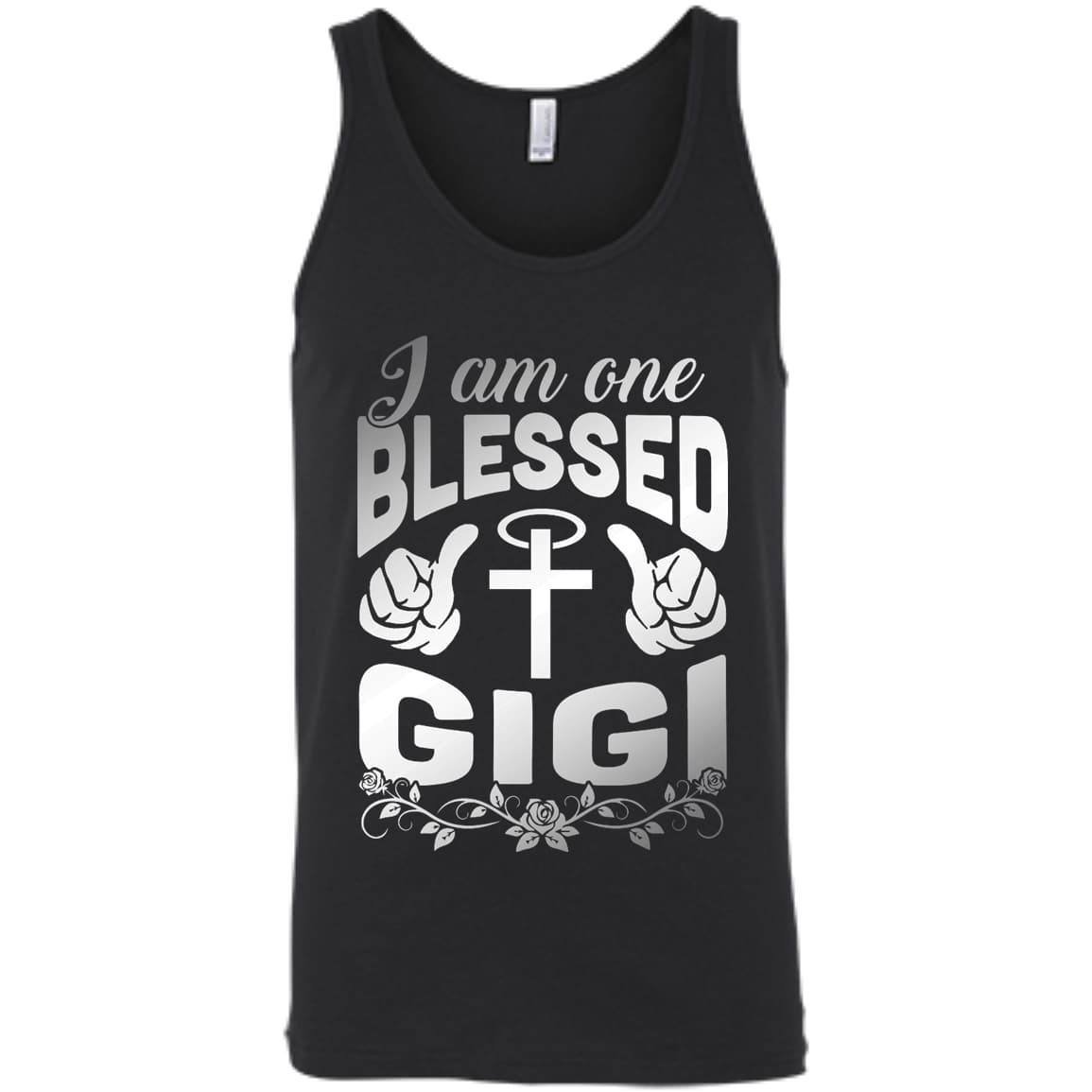 I Am One Blessed GiGi-T-Shirt & Hoodie-Unisex Tank-Black