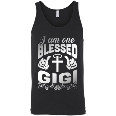 I Am One Blessed GiGi-T-Shirt & Hoodie-Unisex Tank-Black