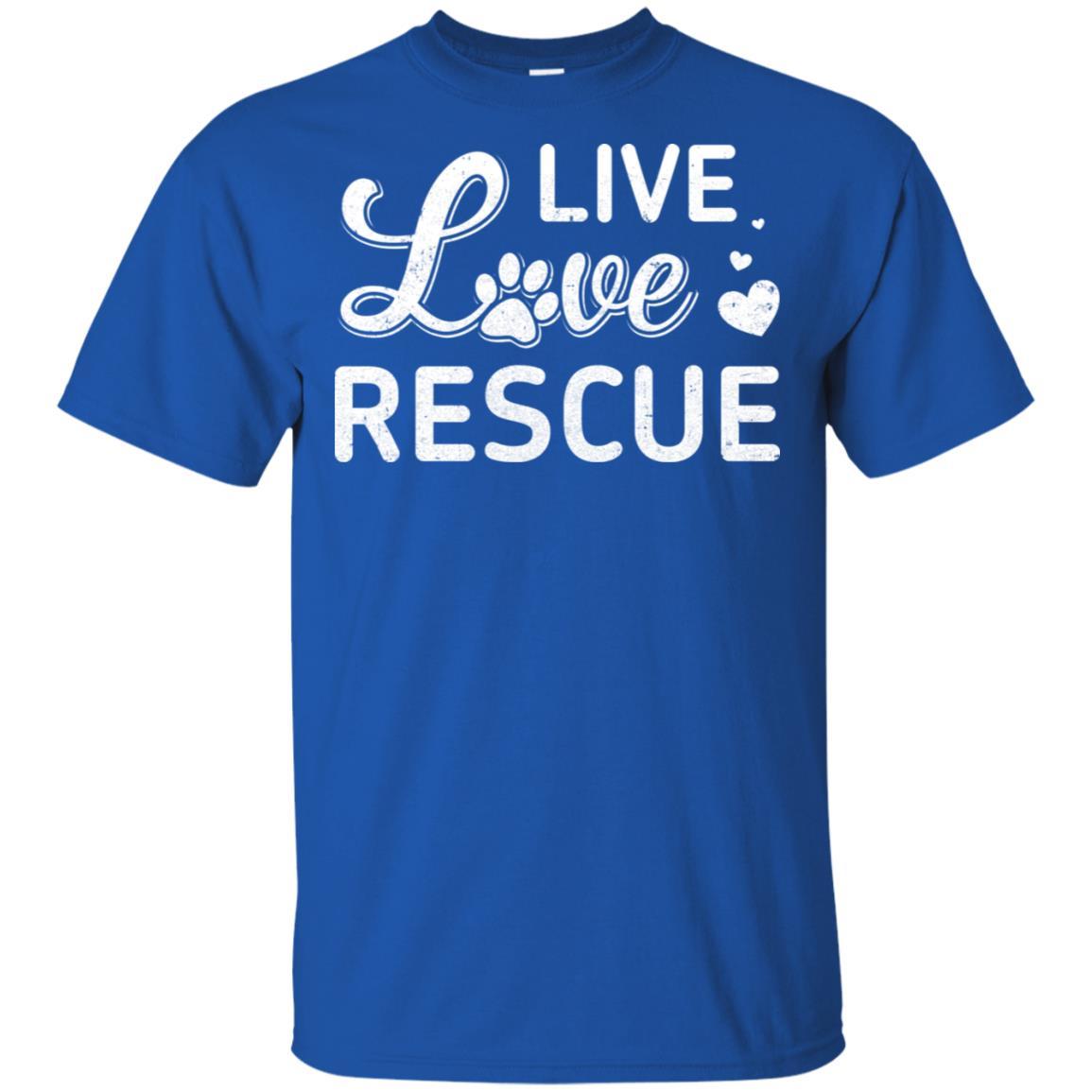 Live Love Rescue Angels Among Us Animal Rescue-T-Shirt & Hoodie-Classic T-Shirt-Royal