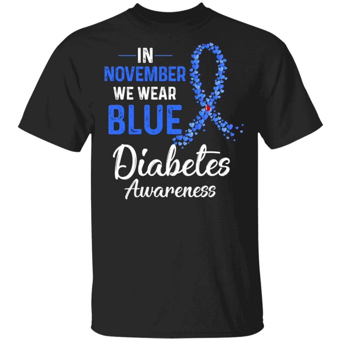 In November We Wear Blue Diabetes Awareness