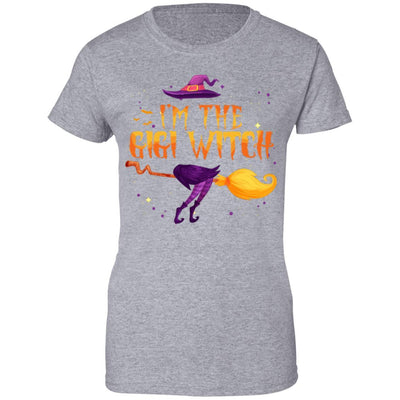 I Am The Gigi Witch Halloween Costume Gift-T-Shirt & Hoodie-Women's T-Shirt-Sport Grey