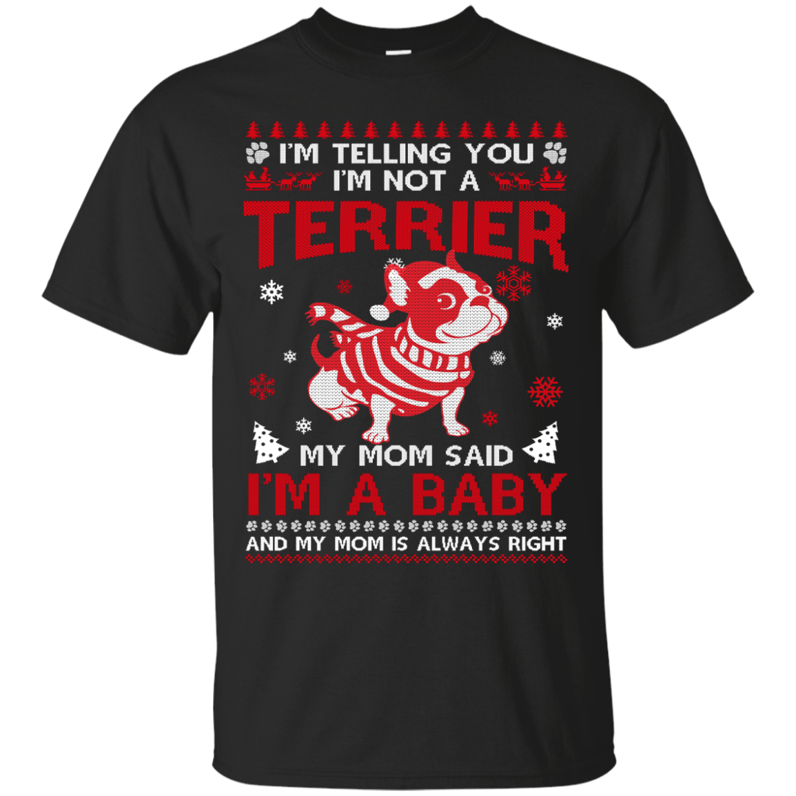 I'm Telling You I'm Not A Terrier-T-Shirt & Hoodie-Classic T-Shirt-Black