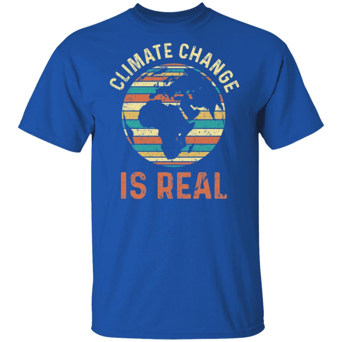 Climate Change Is Real Environmental Concerned-T-Shirt & Hoodie-Classic T-Shirt-Royal