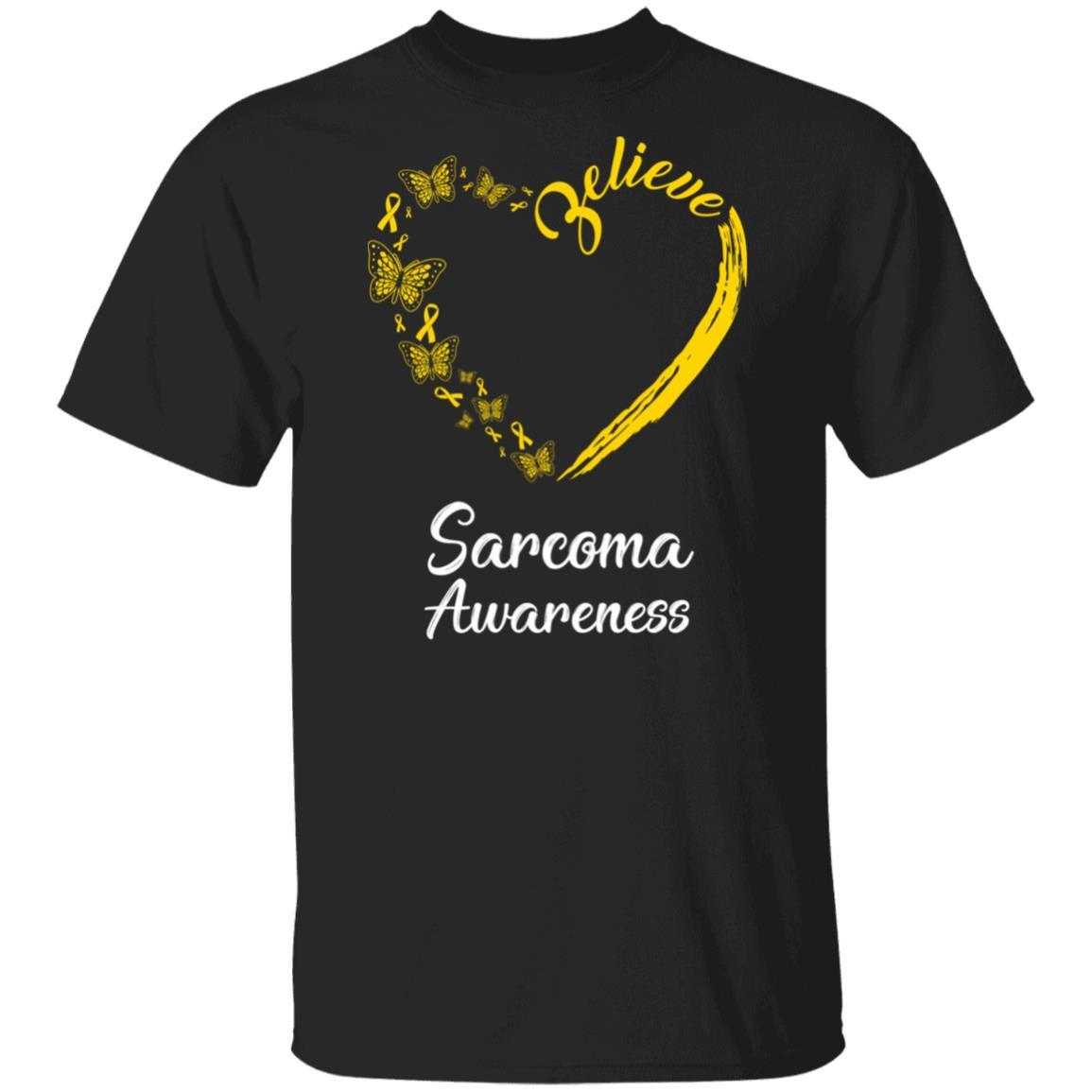 Butterfly Believe Sarcoma Awareness Ribbon Gifts
