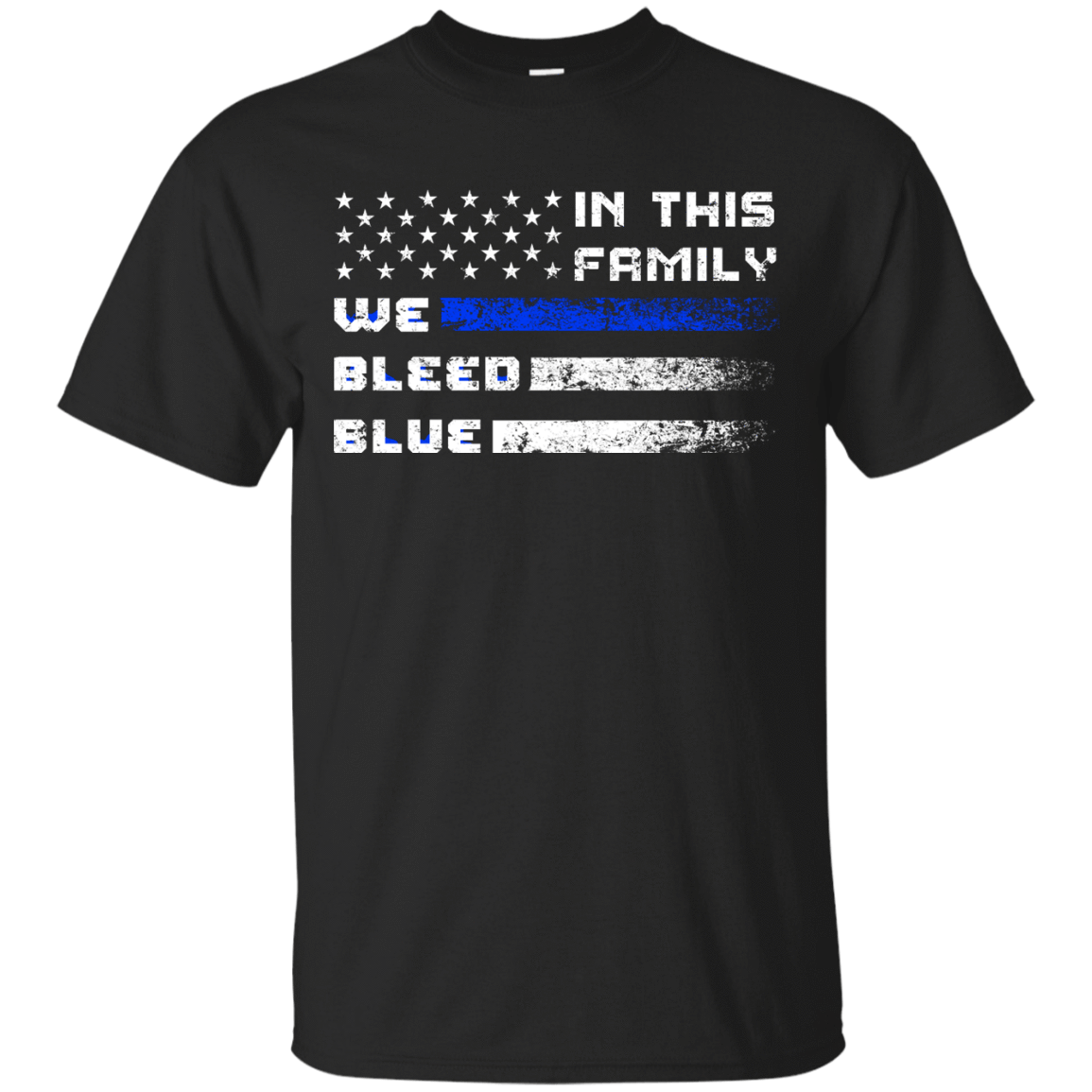 We Bleed Blue-T-Shirt & Hoodie-Classic T-Shirt-Black