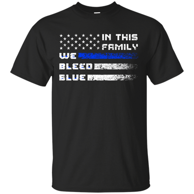 We Bleed Blue-T-Shirt & Hoodie-Classic T-Shirt-Black