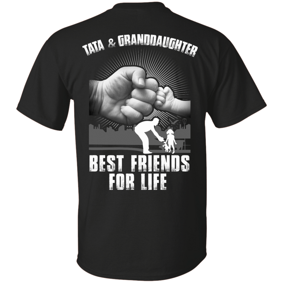 Tata And Granddaughter Best Friends For Life-T-Shirt & Hoodie-Classic T-Shirt-Black