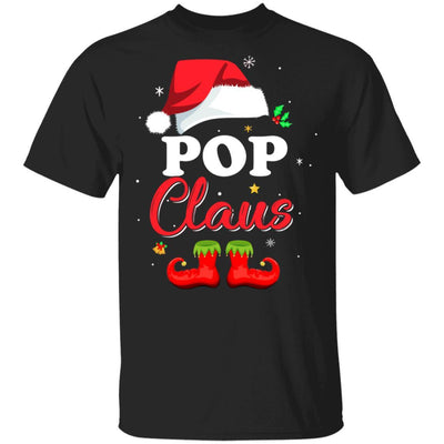 Santa Pop Claus Matching Family Pajamas Christmas Gifts-T-Shirt & Sweatshirt-Classic T-Shirt-Black
