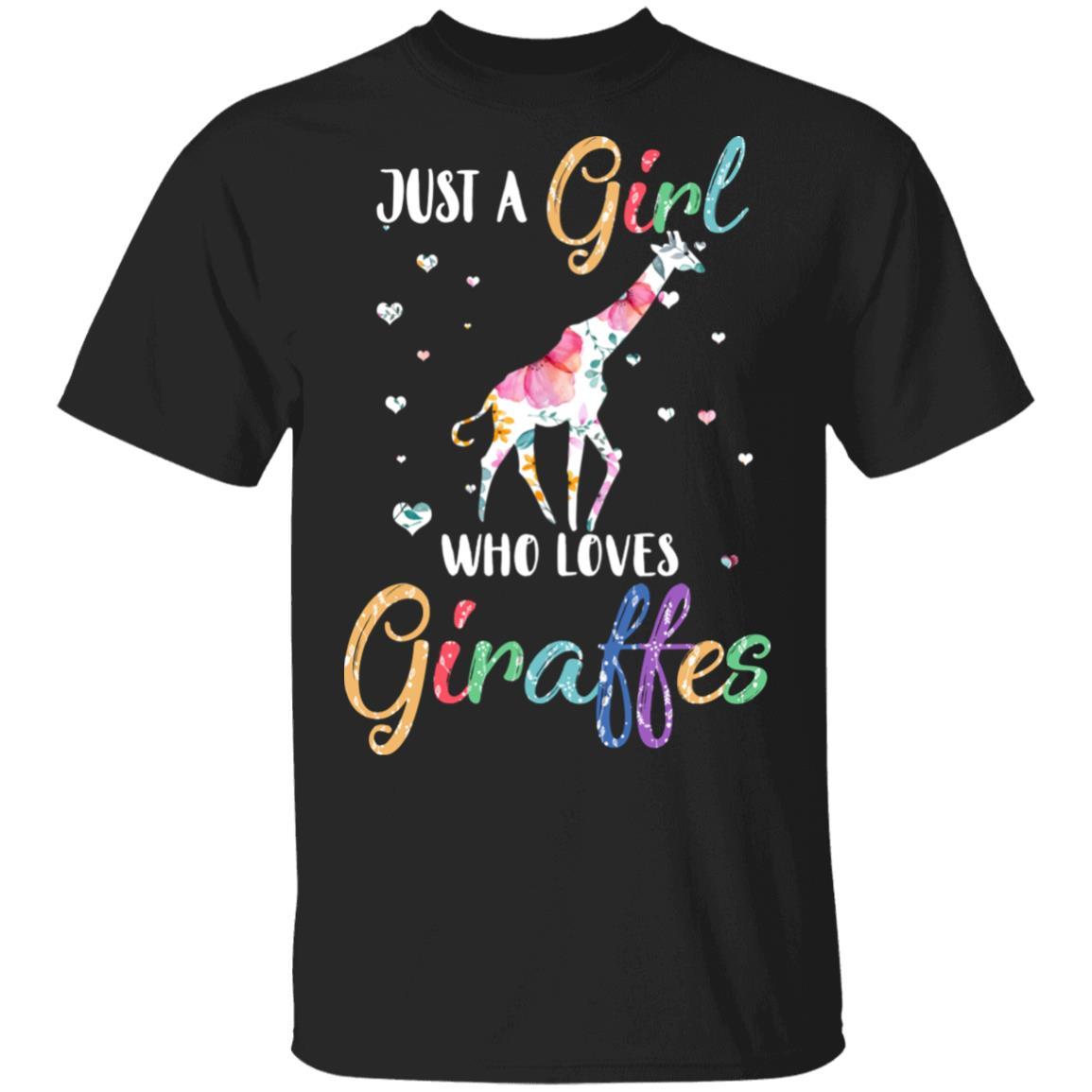 Just A Girl Who Loves Giraffes Cute Giraffe Lover