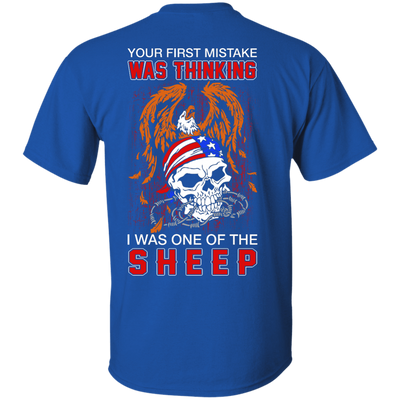 Your First Mistake Was Thinking I Was One Of The Sheep-T-Shirt & Hoodie-Classic T-Shirt-Royal