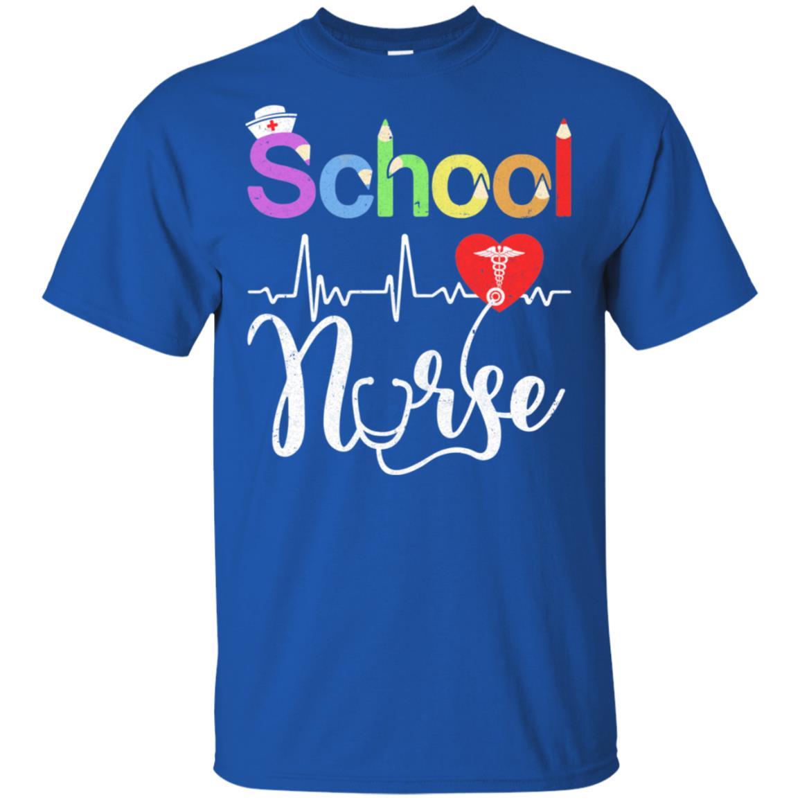 Funny Elementary And Middle School Nurse Gifts-T-Shirt & Hoodie-Classic T-Shirt-Royal