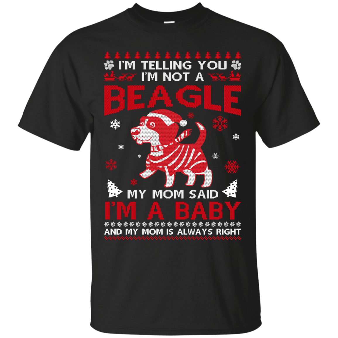 I'm Telling You I'm Not A Beagle-T-Shirt & Hoodie-Classic T-Shirt-Black