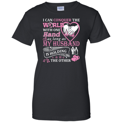 I Can Conquer The World With One Hand-T-Shirt & Hoodie-Women's T-Shirt-Black