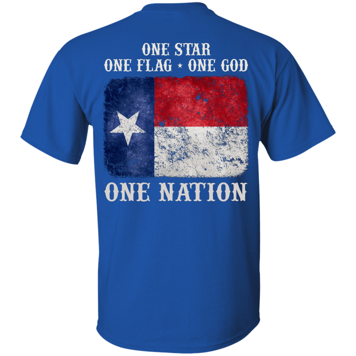 One Star One Flag One God One Nation-T-Shirt & Hoodie-Classic T-Shirt-Royal
