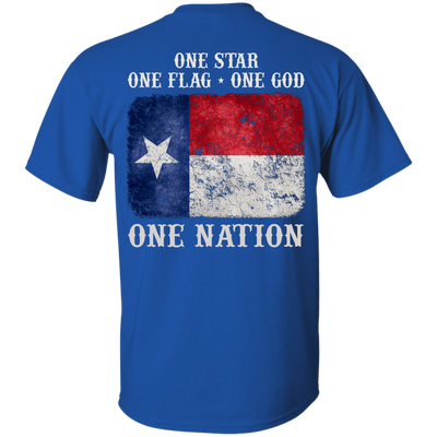 One Star One Flag One God One Nation-T-Shirt & Hoodie-Classic T-Shirt-Royal