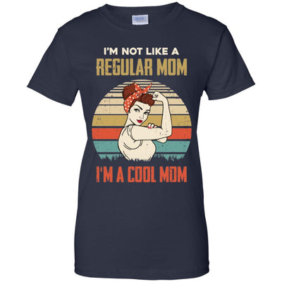 I'm Not Like A Regular Mom I'm A Cool Mom Mothers Day-T-Shirt & Hoodie-Women's T-Shirt-Navy